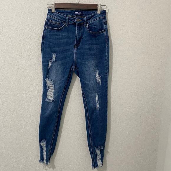 Wax Jean Denim - Wax Jeans Los Angeles Size 27 Petite Distressed Skinny